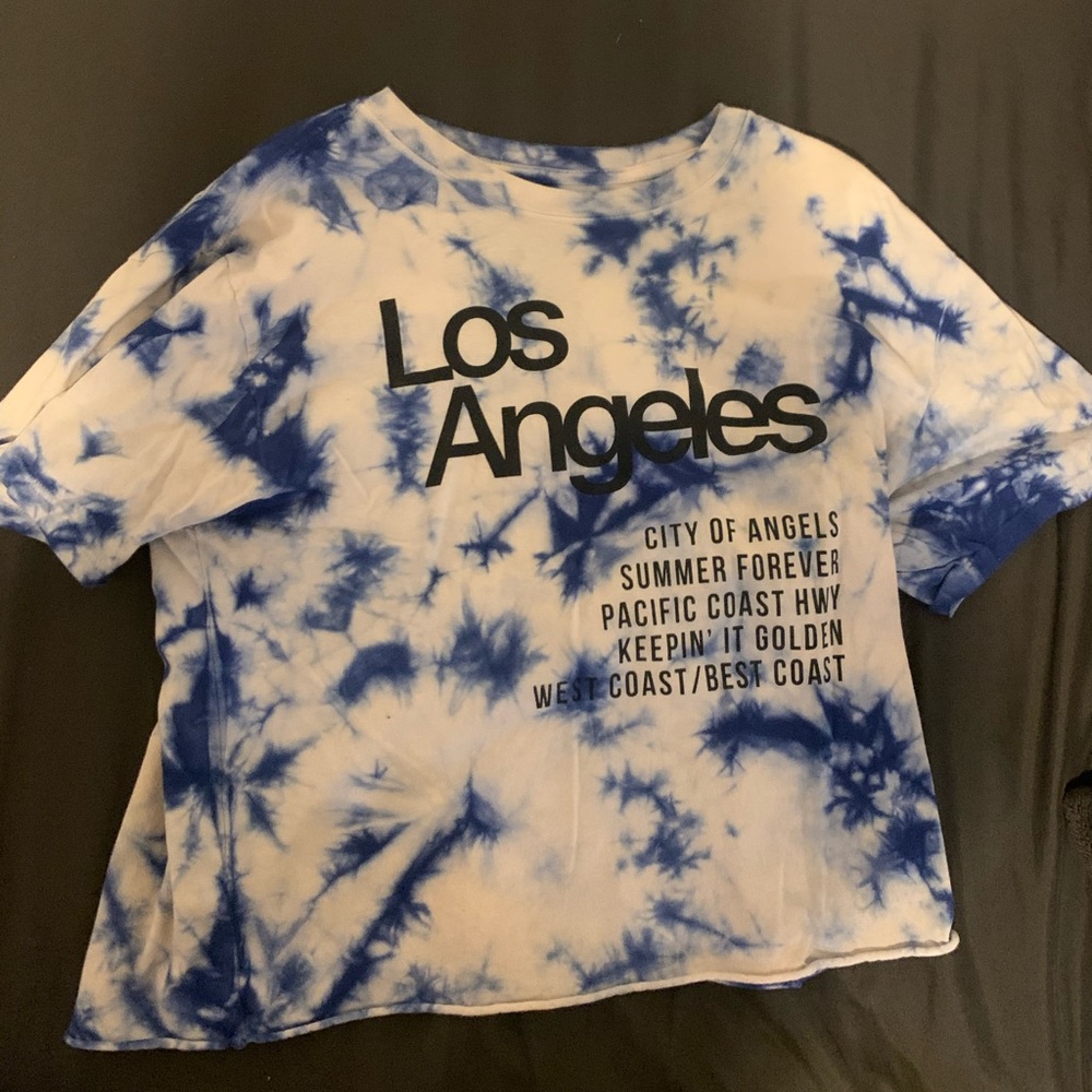Target Los Angeles Tie dye graphic tee